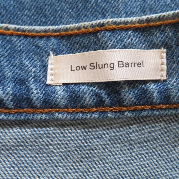 FRAME Denim Low Slung Barrel Leg Jeans (CARAMIA), Size 28, EUC - Picture 16 of 16